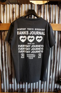 BANKS JOURNAL LOVE STONED TEE SHIRT (DIRTY BLACK)