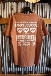 BANKS JOURNAL LOVE STONED TEE SHIRT (FADED PEACH)