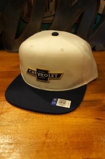 BRIXTON  CHEVROLET BOWTIE MP SNAPBACK CAP (EL CAMINO WHITE)