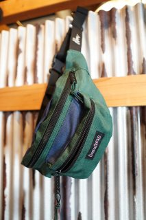 BUMBAG LOUIE LOPEZ Hybrid Basic Hip Pack (Forest Green & Navy)