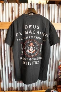 DEUS EX MACHINA VENICE ADDRESS TEE (BLACK)