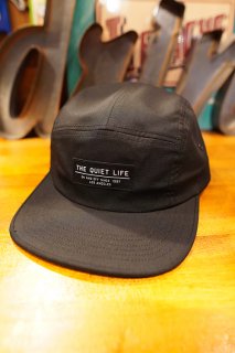 THE QUIET LIFE Foundation 5 Panel Camper Hat -Made in USA- (Black)