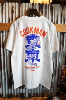 Cookman T-shirts Tokyo Dragon (WHITE)