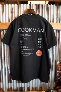 Cookman T-shirts 「Casher」 (BLACK)