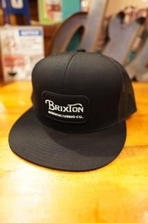 BRIXTON Grade Mesh Cap (Black/Black)