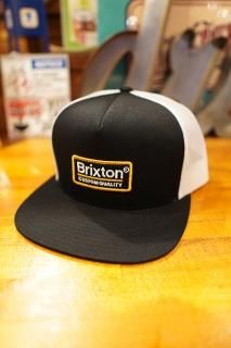 BRIXTON Palmer Mesh Cap (Black/White/Gold)