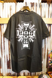DOGTOWN Cross Logo T-shirt (Black/White)