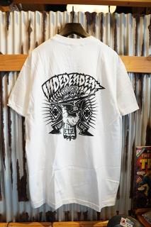 INDEPENDENT SHREDDED S/S T-SHIRT (WHITE)