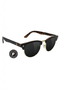 GLASSY EYEWEAR -MORRISON- ( BLACK/TORTOISE POLARIZED) 