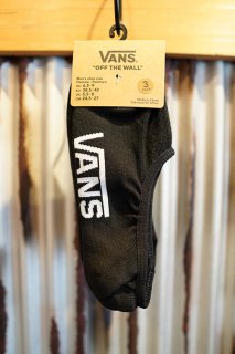 VANS CLASSIC SUPER NO-SHOW SOCKS (3PACK) (BLACK)