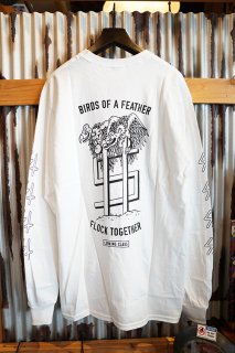 LURKING CLASS BY SKETCHY TANK FLOCK L/S TEE (WHITE)