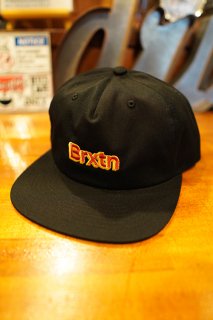 BRIXTON Gate VI MP Snapback Cap (Black)