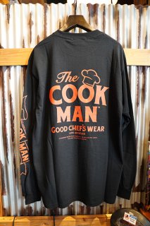 Cookman Long sleeve T-shirts 「Heart」 (BLACK)