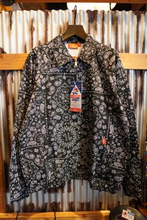 Cookman Delivery Jacket 「Paisley」Black