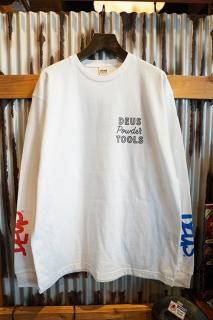 DEUS EX MACHINA POWDER TOOLS Made in JAPAN ASCEND LS TEE (WHITE)