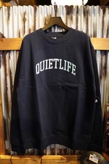 THE QUIET LIFE Quiet Arch Crew Neck Sweat (NAVY)