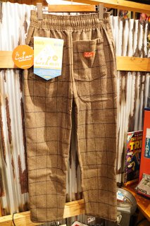 Cookman Chef Pants (「Wool Mix Check」Brown)