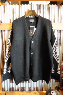 PENDLETON BUTTON UP CARDIGAN (BLACK)