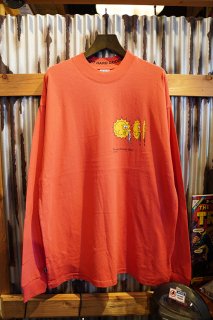 MISFIT SHAPES SUN SHOWERS LS TEE (BRIGHT RED)