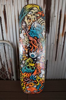 LURKING CLASS BY SKETCHY TANK OTHER SIDE x TALLBOY SKATE DECK (BLACK)