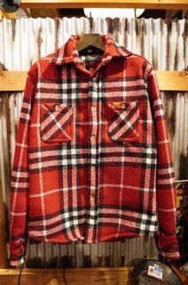 SEAGER EARP FLANNEL JACKET (RED/WHITE)