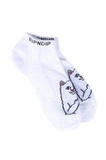 RIPNDIP Lord Nermal Ankle Socks (White)