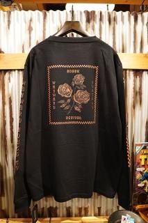 ROARK REVIVAL LA ROSA L/S TEE (BLACK)