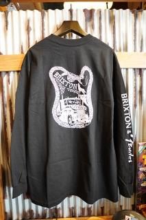 BRIXTON  FENDER HIGHWAY L/S TEE (BLACK)