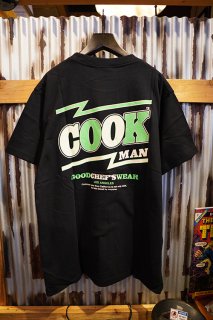 Cookman T-shirts 「Bottle Cap」 (BLACK)