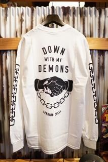 LURKING CLASS BY SKETCHY TANK DEMONS L/S TEE (WHITE)