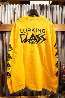 LURKING CLASS BY SKETCHY TANK CLAW LOGO L/S TEE (GOLD)