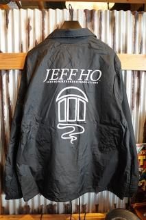 JEFF HO ZEPHYR LOGO COACH JACKET (BLACK)