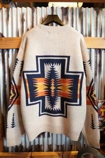 PENDLETON CREW NECK PULLOVER KNIT (IVORY HARDING)