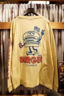 Cookman Long sleeve T-shirts Skating Burger (BEIGE)