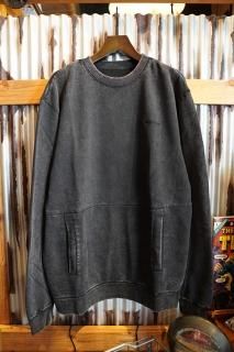 INDEPENDENT B/C Ambush Crew Neck (BLACK MINERAL WASH)