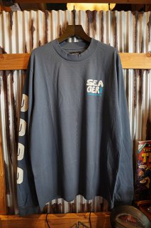 SEAGER SEAGER CO.MMUNITY L/S TEE (Petrol Blue)