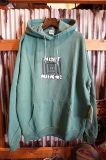 MISFIT SHAPES Loothole 50-50 Fleece Hood (Pigment Washed Green)