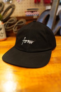 FORMER COLORLESS CANVAS CAP (BLACK)
