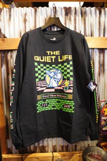 THE QUIET LIFE Good Vibes Delivery Long Sleeve T (BLK)