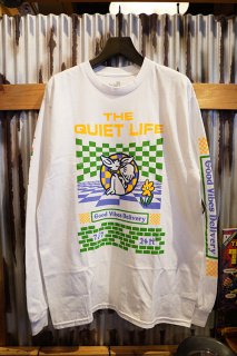 THE QUIET LIFE Good Vibes Delivery Long Sleeve T (WHT)