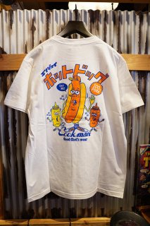 Cookman T-shirts 「TM Paint Hot Dog」 (WHITE)