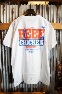 Cookman T-shirts 「Beef or Chicken」 (WHITE)