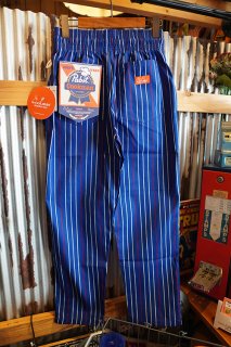 Cookman × Pabst Blue Ribbon Chef Pants (Pabst Stripe Blue)