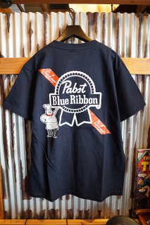 Cookman × Pabst Blue Ribbon T-shirts Pabst Blue Ribbon (NAVY)
