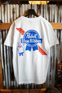 Cookman × Pabst Blue Ribbon T-shirts Pabst Blue Ribbon (WHITE)
