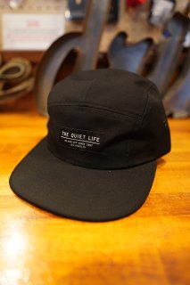 THE QUIET LIFE Foundation 5 Panel Camper Hat -Made in USA- (BLK)