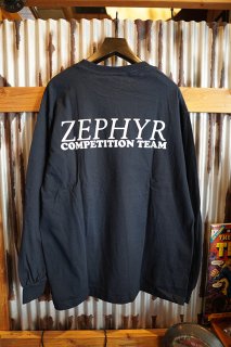 ZEPHYR COMPETITION TEAM LOGO L/S TEE (NAVY)