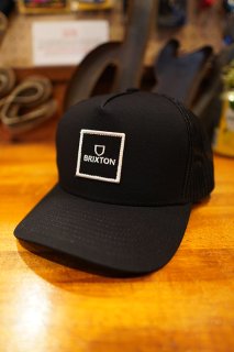 BRIXTON ALPHA X MP MESH CAP (BLACK)