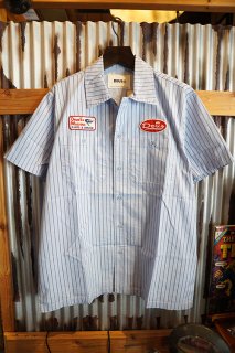 DEUS EX MACHINA Foreman Stripe Shirt (Blue Stripe)