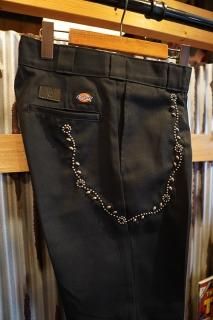 HTC  Dickies USA Original 874 Work Pants #SN-32 W.CHAIN (BLACK/SILVER)